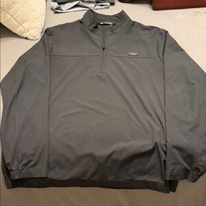 Travis Mathew Charcoal Half-Zip size medium